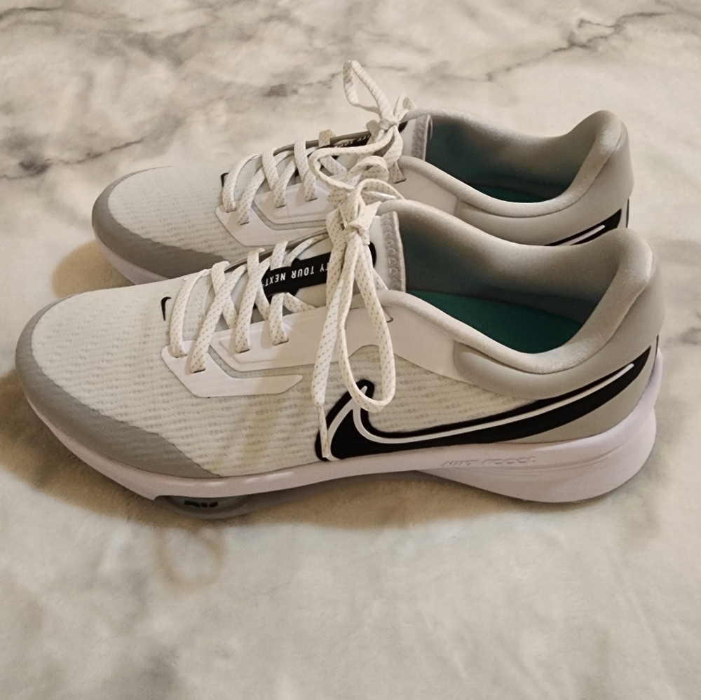 Nike Air Zoom Infinity Tour NEXT% BOA Golf Shoes (New men’s 11 white gray)